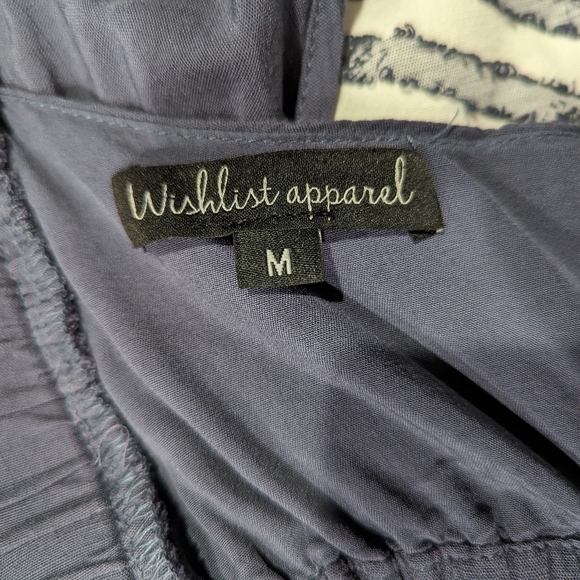 Wishlist Maxi Flutter Sleeve Deep v V Neck Dress, Medium - Picture 2 of 2